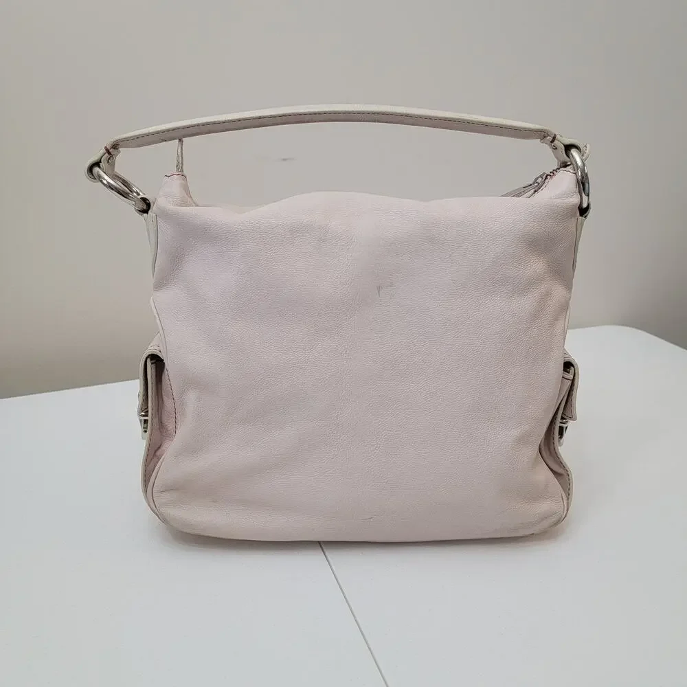 VTG Y2K Marc Jacobs Hobo Bag Leather Pockets Pink Shoulder Bag Lorelai Gilmore